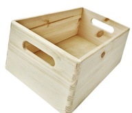 Drevený box SVENN 30x14x20cm surové drevo