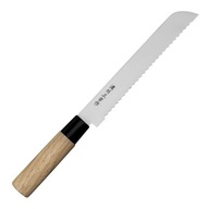 Satake Megumi 420J2 japonský kuchynský nôž na pečenie, chlieb a rožky 20 cm