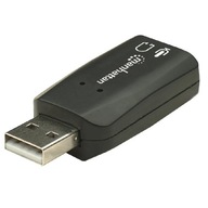 Vysokorýchlostná externá zvuková karta USB 3-D