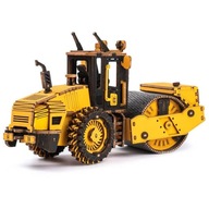 ROBOTIME Drevený 3D model puzzle - Cestný valec ROBOTIME Drevený 3D model puzzle - Cestný valec