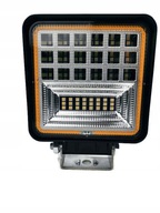 LED PRACOVNÁ LAMPA 126W HALOGÉNOVÝ PANEL 12V 24V DIÓDY