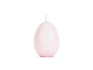 Veľkonočná sviečka, ružové vajíčko, 10 cm.Veľká noc