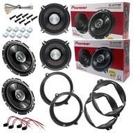 4 ks reproduktorov do auta PIONEER pre AUDI A4 B5 SEDAN, predné + zadné rozpery 4 ks reproduktorov do auta PIONEER pre AUDI A4 B5 SEDAN, predné + zadné rozpery