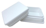 Krytka pre profily 80X80 WHITE, strešný stĺpik