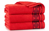 Osuška Zwoltex 70x140 egyptská bavlna Rondo Red
