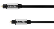 Optický kábel Toslink-toslink Kruger&Matz (3 m) Optický kábel Toslink-toslink Kruger&Matz (3 m)