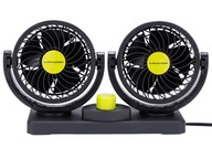Rotačný ventilátor 2x10cm 12V 8w Rotačný ventilátor 2x10cm 12V 8w