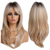 Parochňa blond ombre sa vlní AKO PRIRODZENÁ ofina Parochňa blond ombre sa vlní AKO PRIRODZENÁ ofina
