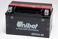 UNIBAT CBTX7A-BS batéria 6Ah-12V 90A YTX7A-BS