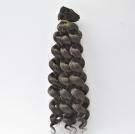 ČIERNA (18) - Točené 20 cm - Vlasy bábiky
