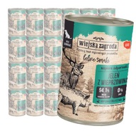 COUNTRY FARM LESNÉ PRÍCHUTY MOKRÉ KRMIVO PRE PSA JELEN S BRAVČOVÝM 24x400g COUNTRY FARM LESNÉ PRÍCHUTY MOKRÉ KRMIVO PRE PSA JELEN S BRAVČOVÝM 24x400g