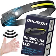 VÝKONNÁ DIELENSKÁ COB LED ČELOVÁ LAMPA USB SENZOR POHYBU 5 REŽIMOV VÝKONNÁ DIELENSKÁ COB LED ČELOVÁ LAMPA USB SENZOR POHYBU 5 REŽIMOV
