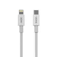VIDVIE LIGHTNING NABÍJACÍ KÁBEL - TYP C 30W 3A RÝCHLE NABÍJANIE VIDVIE LIGHTNING NABÍJACÍ KÁBEL - TYP C 30W 3A RÝCHLE NABÍJANIE