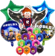Veľká sada ROBLOX herných balónov 53cm narodeninová sada 19 ks dekorácie Veľká sada ROBLOX herných balónov 53cm narodeninová sada 19 ks dekorácie