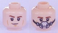 LEGO maska hlavy Han UCS sw0879 75192 3626cpb1921 LEGO maska hlavy Han UCS sw0879 75192 3626cpb1921