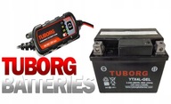 GÉLOVÝ AKUMULÁTOR Tuborg YTX4L-GEL YTX4L-BS 12V 3,2Ah 60A + NABÍJAČKA GÉLOVÝ AKUMULÁTOR Tuborg YTX4L-GEL YTX4L-BS 12V 3,2Ah 60A + NABÍJAČKA