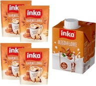 4x INKA karamelová instantná cereálna káva 200g ZADARMO MANDĽOVÝ NÁPOJ 4x INKA karamelová instantná cereálna káva 200g ZADARMO MANDĽOVÝ NÁPOJ