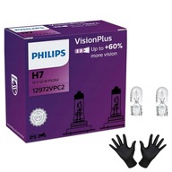 ŽIAROVKY PHILIPS H7 VISIONPLUS +60% ORIGINÁL FORD MONDEO MK4 IV + DARČEKY ZADARMO