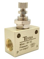 Spätný ventil škrtiacej klapky SV-02 1/4 palcový pneumatický Spätný ventil škrtiacej klapky SV-02 1/4 palcový pneumatický