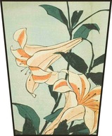 Screen Lilies Katsushika Hokusai Screen Lilies Katsushika Hokusai