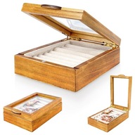 Organizer BOX - drevená šperkovnica