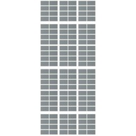 600 ks samolepiek na hry DIY Scratch Off