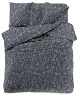 Saténové obliečky 160x200 Cats 2693 Elegantné obliečky s obliečkami Cats Grey Saténové obliečky 160x200 Cats 2693 Elegantné obliečky s obliečkami Cats Grey