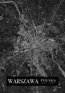 Mapa mesta Varšava - plagát A1 59,4x84,1 cm Mapa mesta Varšava - plagát A1 59,4x84,1 cm