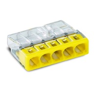 WAGO RÝCHLOSPOJKA PRE DRÔT 5x0,5-2,5mm² 100 ks WAGO RÝCHLOSPOJKA PRE DRÔT 5x0,5-2,5mm² 100 ks
