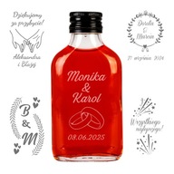 10x 100 ml FĽAŠE s GRAVÍNOM na SVADOBNÚ tinktúru 10x 100 ml FĽAŠE s GRAVÍNOM na SVADOBNÚ tinktúru
