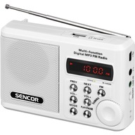 Prenosné batériové FM rádio Sencor SRD 215W