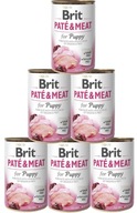 Brit Pate&Meat Puppy Kuracie morčacie s kuracím a morčacím mäsom 6x800g Brit Pate&Meat Puppy Kuracie morčacie s kuracím a morčacím mäsom 6x800g