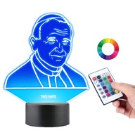 Stolná lampa Led socha pápeža Jána Pavla II Stolná lampa Led socha pápeža Jána Pavla II