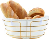 Kovový košík na chlieb košík na chlieb