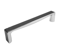 Nábytková úchytka TWIX C-5455 čierna + chróm 160mm Nábytková úchytka TWIX C-5455 čierna + chróm 160mm