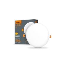 Biele bezrámové zápustné LED svietidlo VIDEX 15W 1500lm 12cm Biele bezrámové zápustné LED svietidlo VIDEX 15W 1500lm 12cm