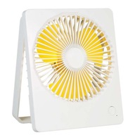 Bezhlučný ventilátor Alogy Mini skladací stolný ventilátor, nastaviteľný, biely