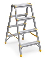 Obojstranný rebrík HOME 2x4 schodíky ALVE 150 KG