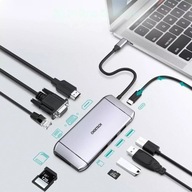 Choetech 9v1 multifunkčný USB Type C HUB - 3x USB Choetech 9v1 multifunkčný USB Type C HUB - 3x USB