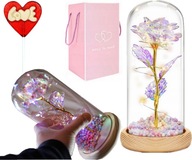 MAGICKÁ RUŽA V SKLE LED MAGICKÝ DARČEK MAGICKÁ RUŽA V SKLE LED MAGICKÝ DARČEK