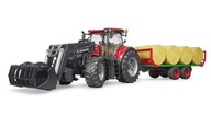BRUDER 03198 KRYTOVÝ TRAKTOR S NAKLADAČOM A PRÍVESOM NA PREPRAVU BALÍKOV 8 BALE BRUDER 03198 KRYTOVÝ TRAKTOR S NAKLADAČOM A PRÍVESOM NA PREPRAVU BALÍKOV 8 BALE