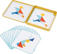 Montessori puzzle puzzle hra Tangram Magnetické bloky v krabici Montessori puzzle puzzle hra Tangram Magnetické bloky v krabici