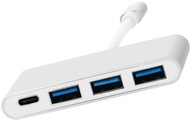 ADAPTÉROVÝ HUB USB C na 3xUSB 3.0 + USB C PD MacBook ADAPTÉROVÝ HUB USB C na 3xUSB 3.0 + USB C PD MacBook
