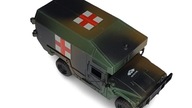 Vojenské vozidlo Hummer Kamufláž sanitky A