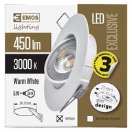 Exkluzívne LED svetlo 5W teplá biela EMOS ZD3121