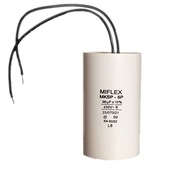 Štartovací kondenzátor motora 30uF 450V MIFLEX str. Štartovací kondenzátor motora 30uF 450V MIFLEX str.