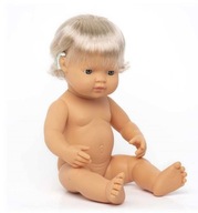 EURÓPSKA bábika dievčatko 38 cm MINILAND 10m+