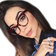 Dámske okuliare na nerd, červené Dámske okuliare na nerd, červené