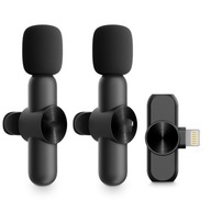 2x nabíjateľný bezdrôtový klopový mikrofón 80 mAh 2x nabíjateľný bezdrôtový klopový mikrofón 80 mAh