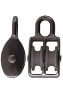 DVOJITÝ POZINKOVANÝ LANOVÝ BLOK, 40 MM, 8 mm LANO DVOJITÝ POZINKOVANÝ LANOVÝ BLOK, 40 MM, 8 mm LANO